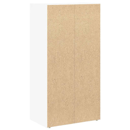 Libreria Bianca 40x24x77 cm in Legno Multistrato | homemem39