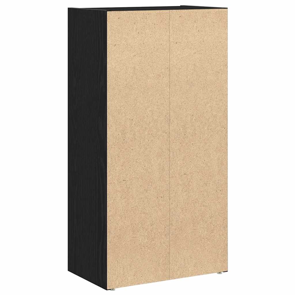 Libreria Rovere Nero 40x24x77 cm in Legno Multistrato | homemem39