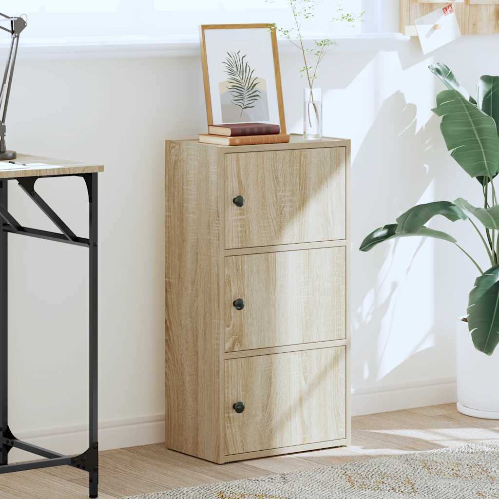 Libreria Rovere Sonoma 40x24x77 cm in Legno Multistrato | homemem39