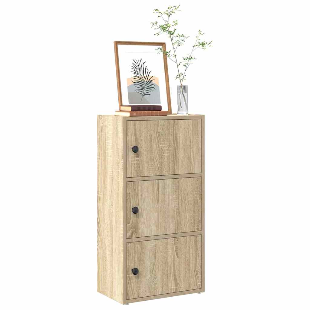 Libreria Rovere Sonoma 40x24x77 cm in Legno Multistrato | homemem39