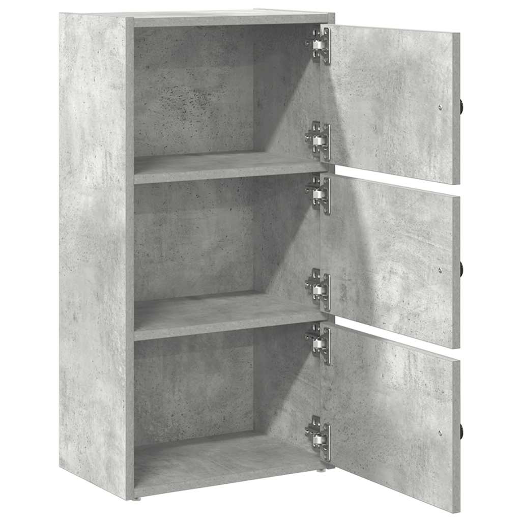 Libreria Grigio Cemento 40x24x77 cm in Legno Multistrato | homemem39