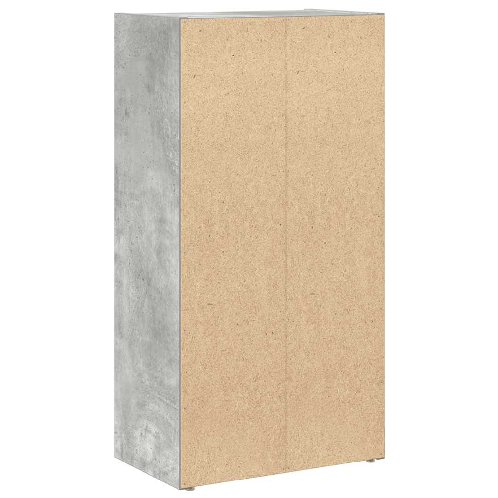 Libreria Grigio Cemento 40x24x77 cm in Legno Multistrato | homemem39