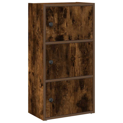 Libreria Rovere Fumo 40x24x77 cm in Legno Multistrato | homemem39