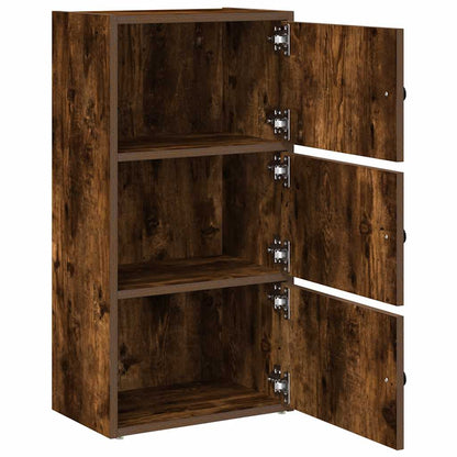 Libreria Rovere Fumo 40x24x77 cm in Legno Multistrato | homemem39