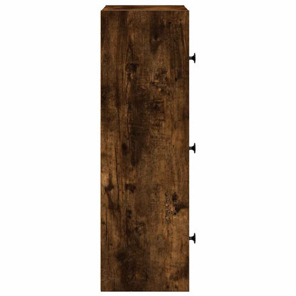 Libreria Rovere Fumo 40x24x77 cm in Legno Multistrato | homemem39