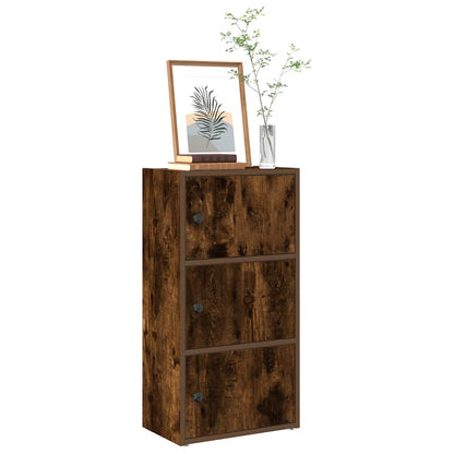 Libreria Rovere Fumo 40x24x77 cm in Legno Multistrato | homemem39