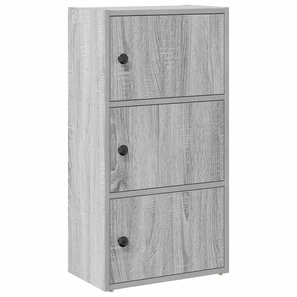Libreria Grigio Sonoma 40x24x77 cm in Legno Multistrato | homemem39