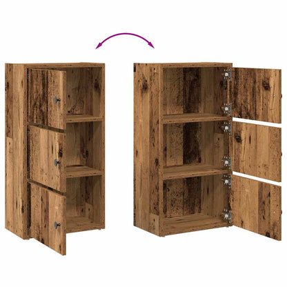 Libreria Legno Vecchio 40x24x77 cm in Truciolato | homemem39
