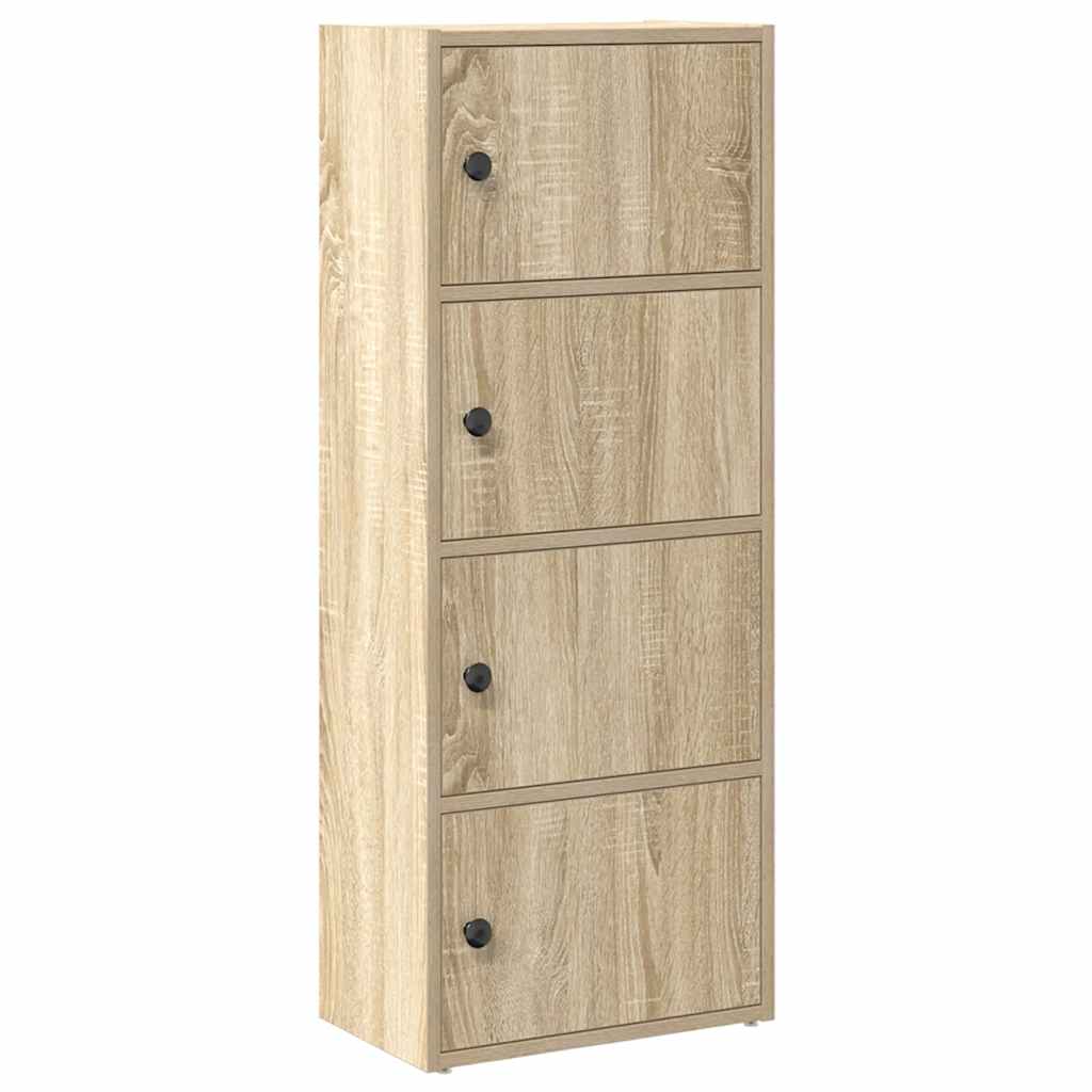 Libreria Rovere Sonoma 40x24x102 cm in Legno Multistrato | homemem39