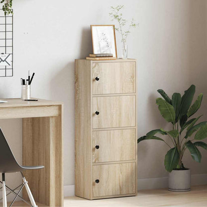 Libreria Rovere Sonoma 40x24x102 cm in Legno Multistrato | homemem39