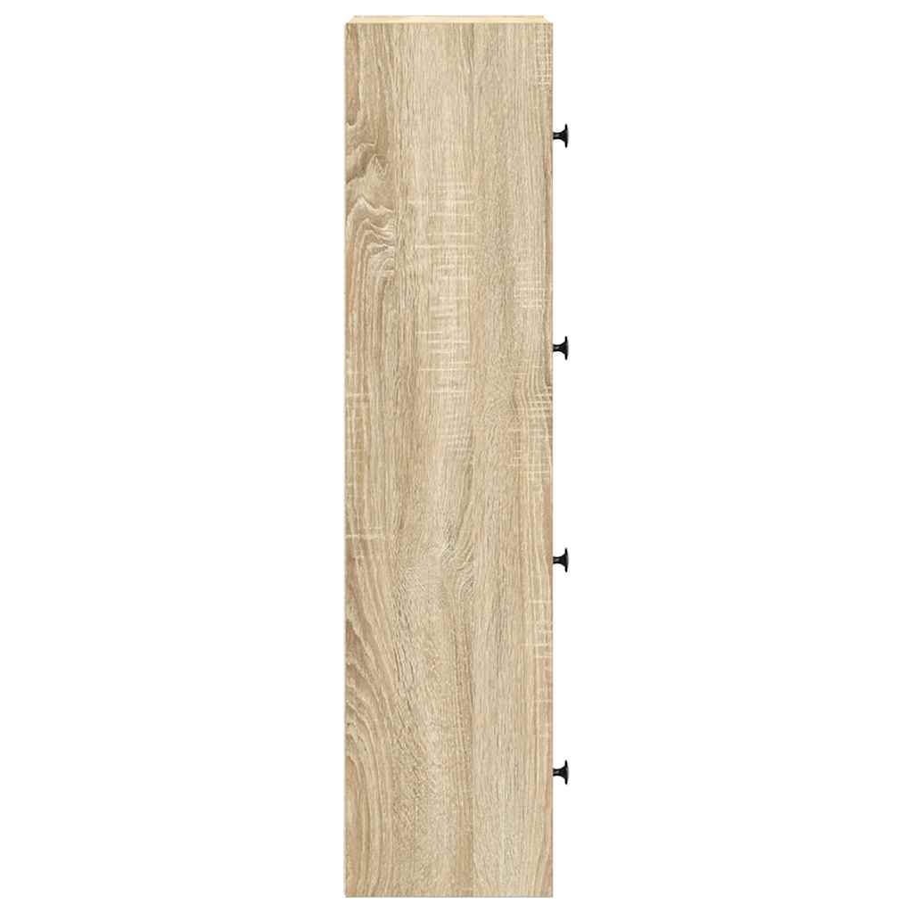 Libreria Rovere Sonoma 40x24x102 cm in Legno Multistrato | homemem39