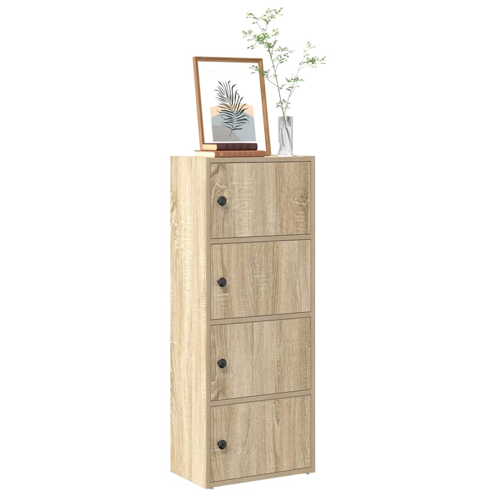 Libreria Rovere Sonoma 40x24x102 cm in Legno Multistrato | homemem39