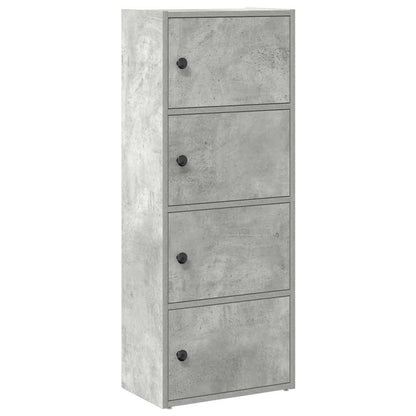 Libreria Grigio Cemento 40x24x102 cm in Legno Multistrato | homemem39