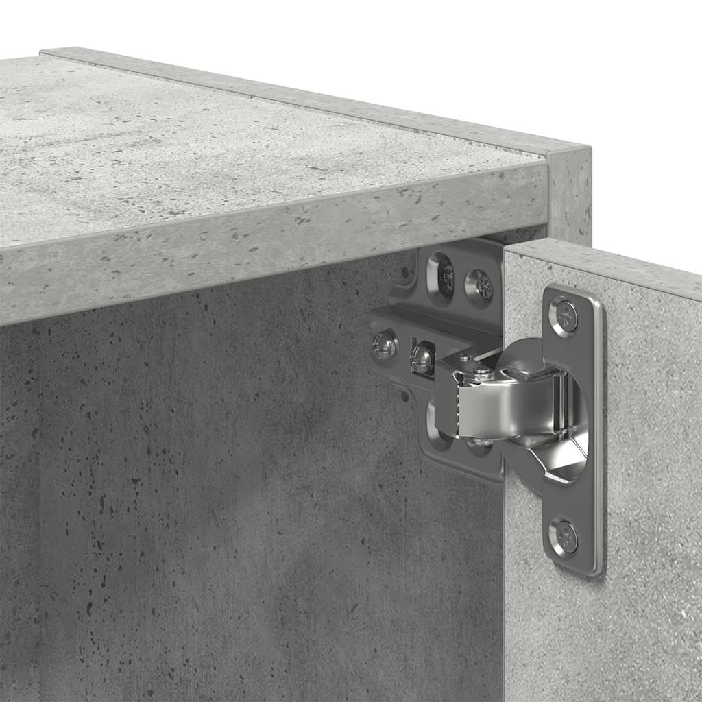 Libreria Grigio Cemento 40x24x102 cm in Legno Multistrato | homemem39
