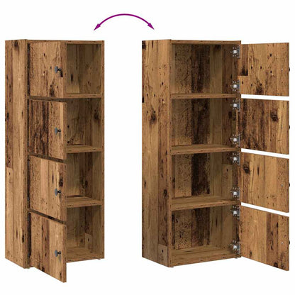 Libreria Legno Vecchio 40x24x102 cm in Legno Multistrato | homemem39