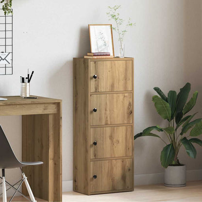 Libreria Rovere Artigianale 40x24x102 cm in Legno Multistrato | homemem39
