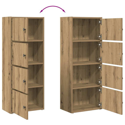 Libreria Rovere Artigianale 40x24x102 cm in Legno Multistrato | homemem39