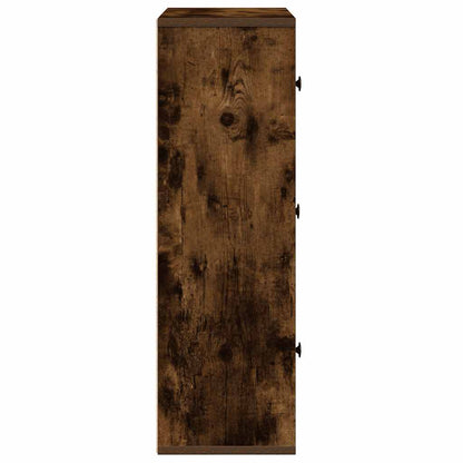Libreria Rovere Fumo 60x24x76,5 cm in Legno Multistrato | homemem39