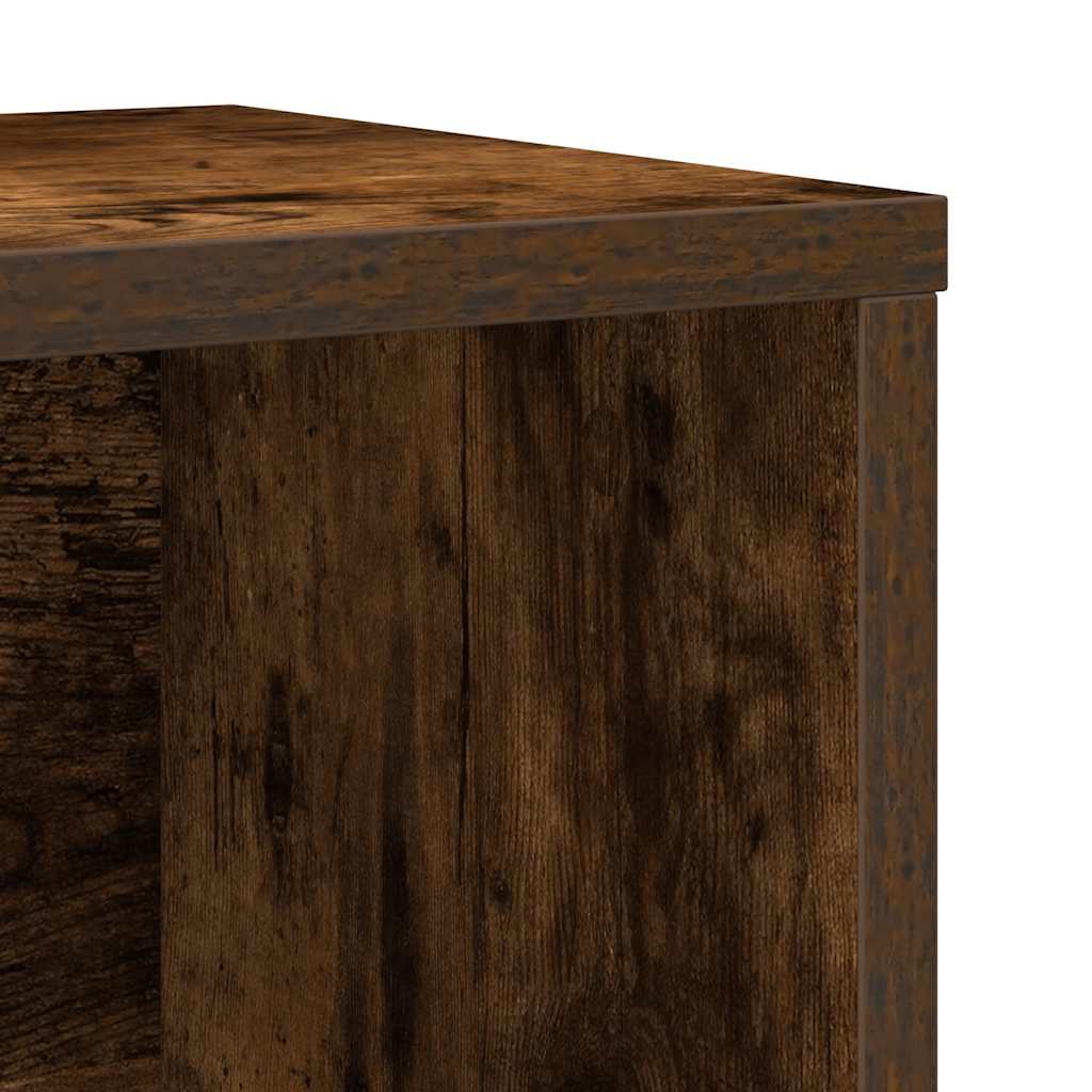 Libreria Rovere Fumo 60x24x76,5 cm in Legno Multistrato | homemem39