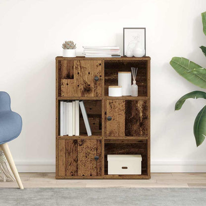 Libreria Legno Vecchio 60x24x76,5 cm in Legno Multistrato | homemem39