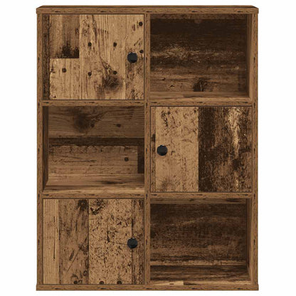 Libreria Legno Vecchio 60x24x76,5 cm in Legno Multistrato | homemem39