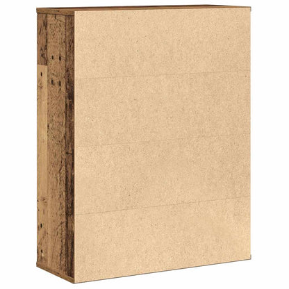Libreria Legno Vecchio 60x24x76,5 cm in Legno Multistrato | homemem39