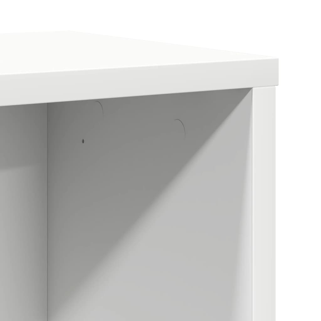 Libreria Bianca 60x24x101,5 cm in Legno Multistrato | homemem39