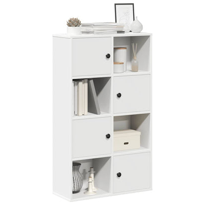 Libreria Bianca 60x24x101,5 cm in Legno Multistrato | homemem39