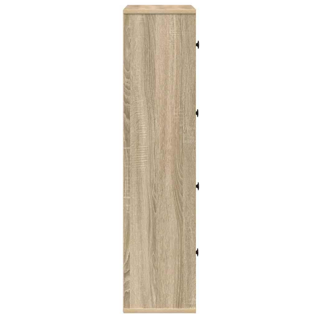 Libreria Rovere Sonoma 60x24x101,5 cm in Legno Multistrato | homemem39