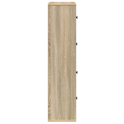 Libreria Rovere Sonoma 60x24x101,5 cm in Legno Multistrato | homemem39