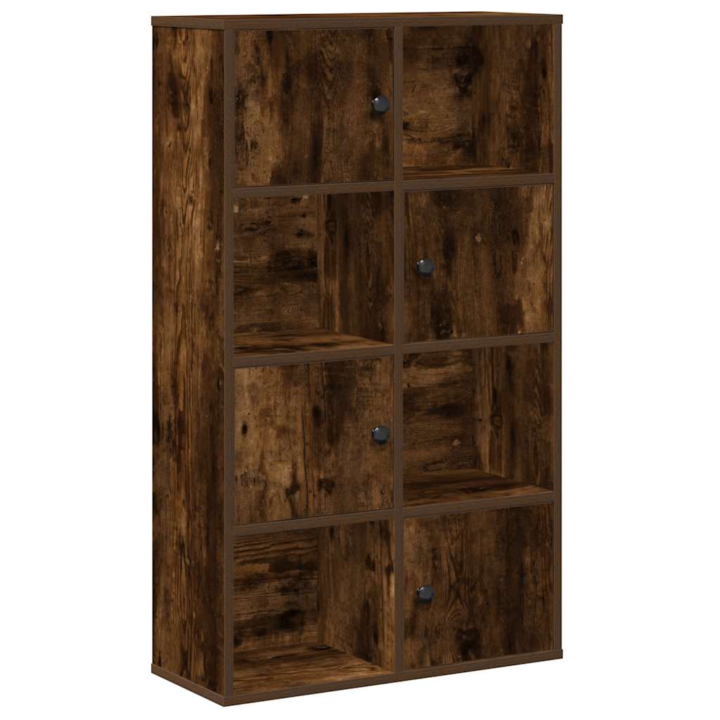 Libreria Rovere Fumo 60x24x101,5 cm in Legno Multistrato | homemem39