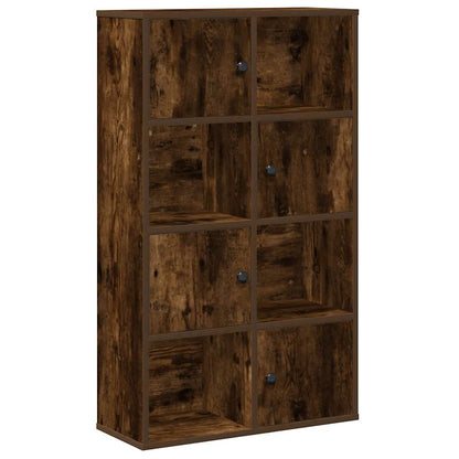 Libreria Rovere Fumo 60x24x101,5 cm in Legno Multistrato | homemem39