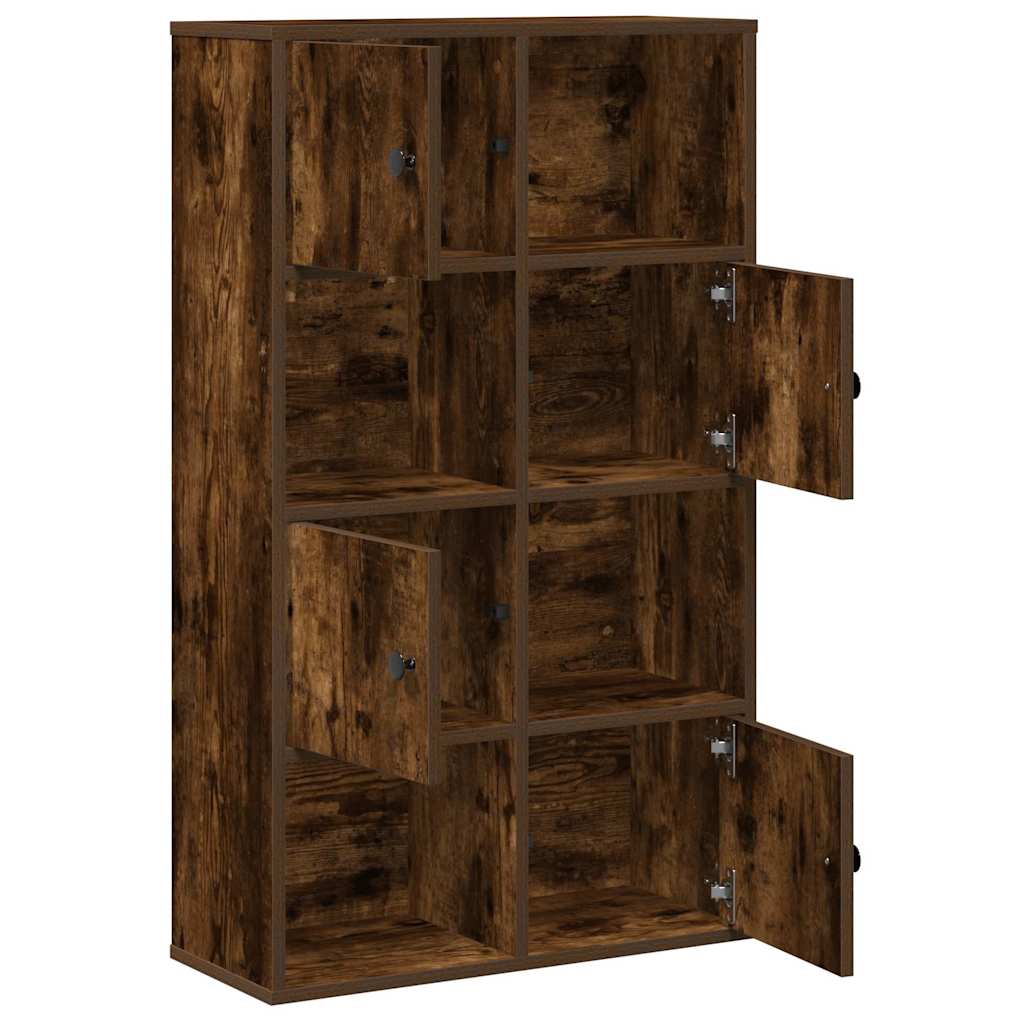 Libreria Rovere Fumo 60x24x101,5 cm in Legno Multistrato | homemem39
