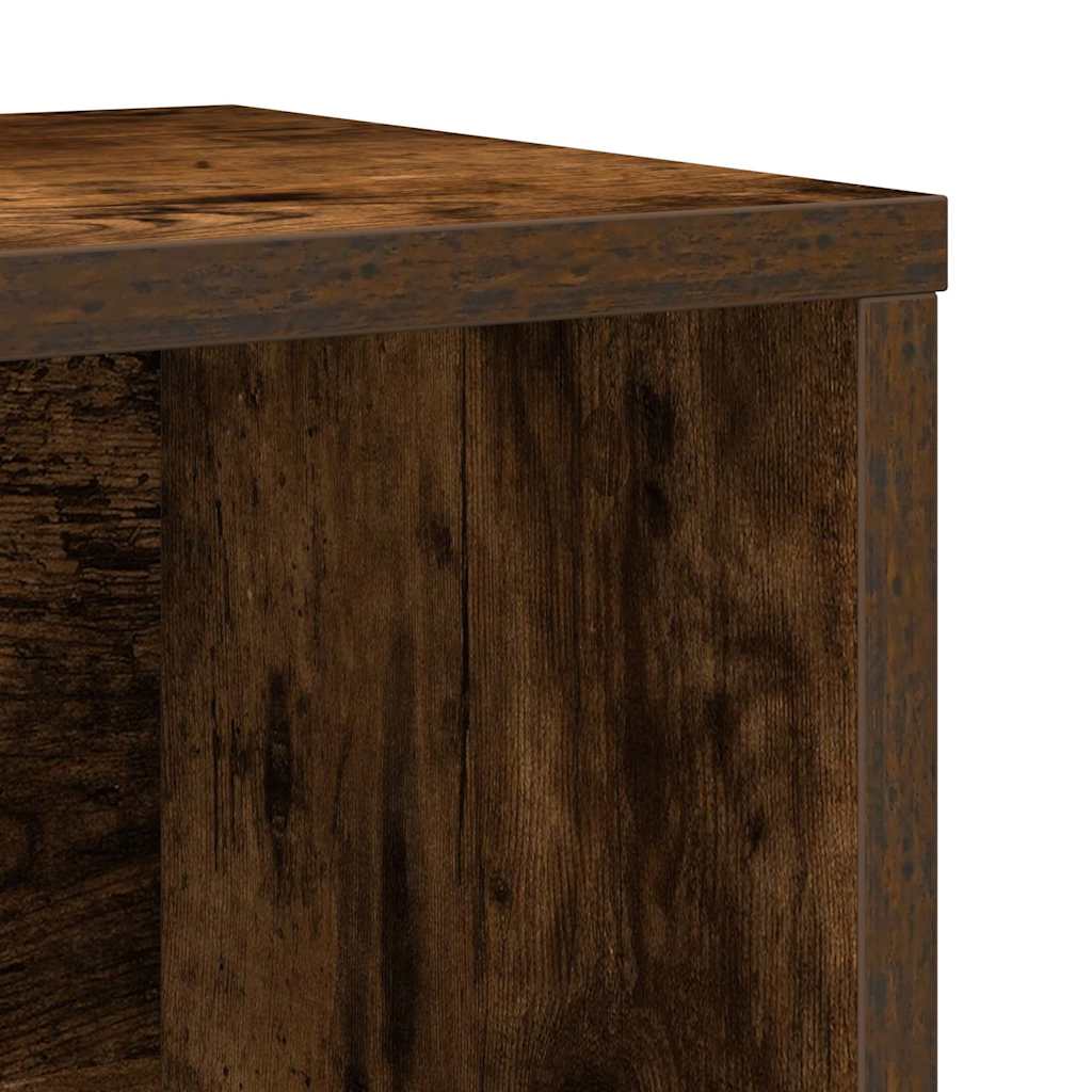Libreria Rovere Fumo 60x24x101,5 cm in Legno Multistrato | homemem39