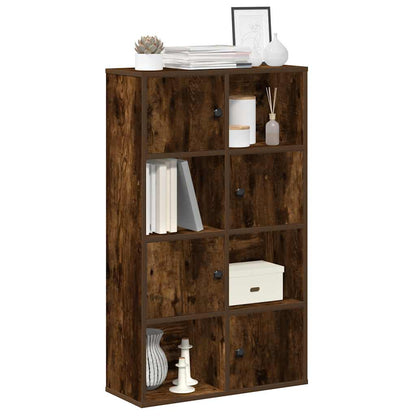 Libreria Rovere Fumo 60x24x101,5 cm in Legno Multistrato | homemem39