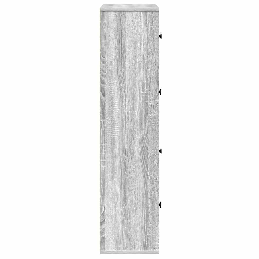 Libreria Grigio Sonoma 60x24x101,5 cm in Truciolato | homemem39