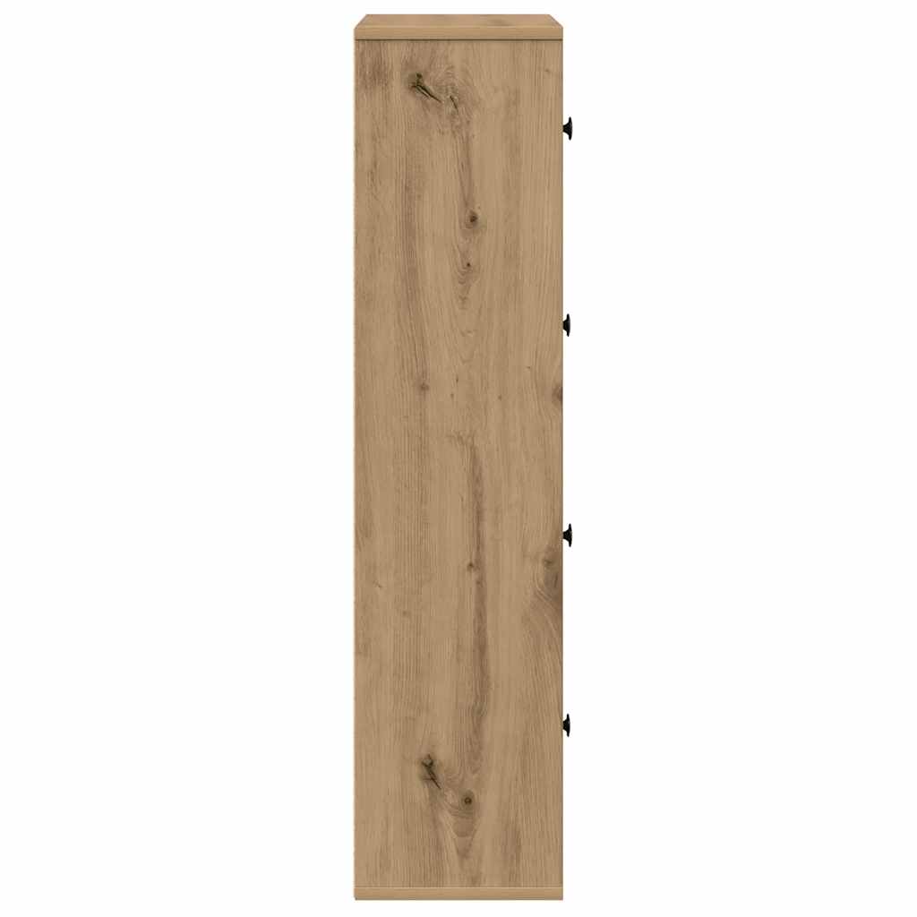 Libreria Rovere Artigianale 60x24x101,5 cm in Legno Multistrato | homemem39