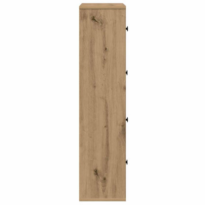 Libreria Rovere Artigianale 60x24x101,5 cm in Legno Multistrato | homemem39