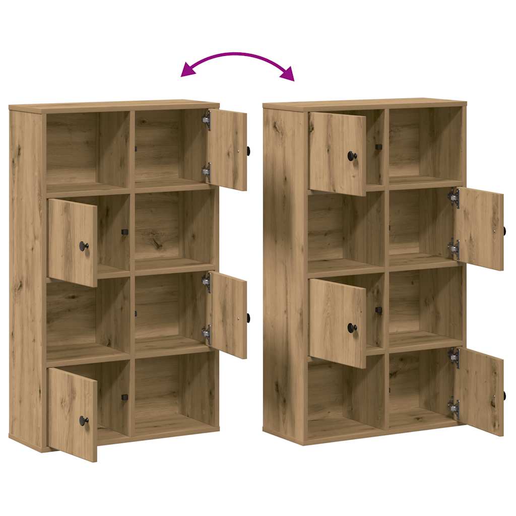 Libreria Rovere Artigianale 60x24x101,5 cm in Legno Multistrato | homemem39