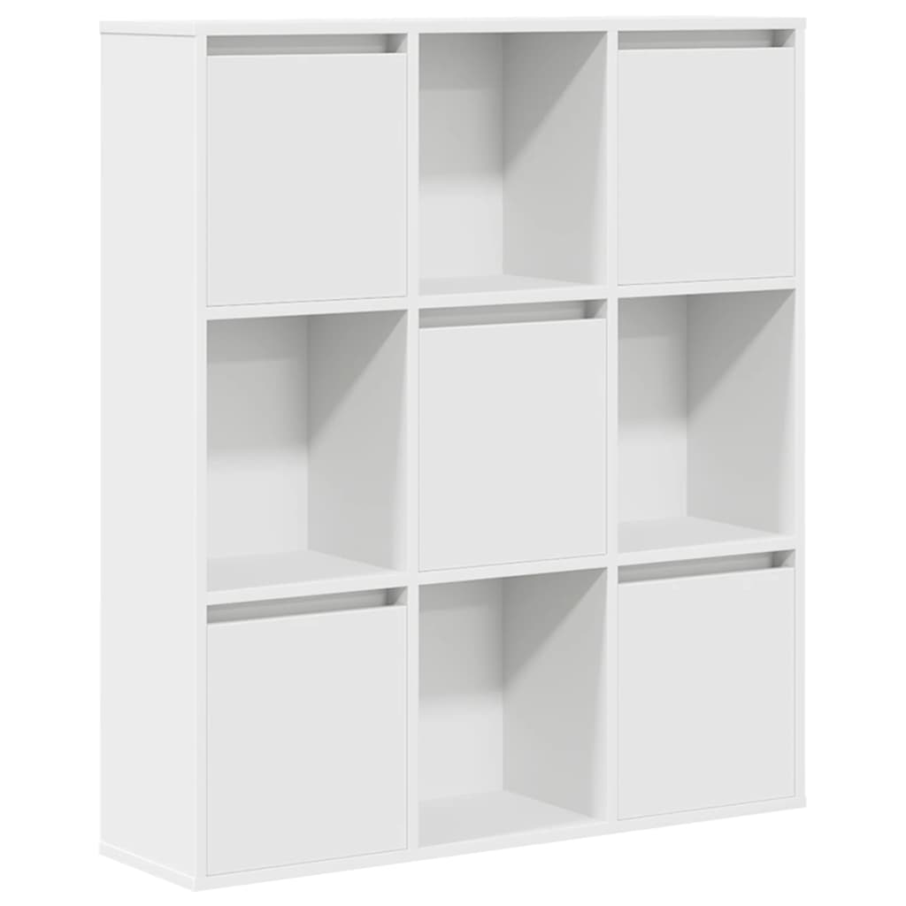 Libreria Bianca 89x24x101,5 cm in Legno Multistrato | homemem39