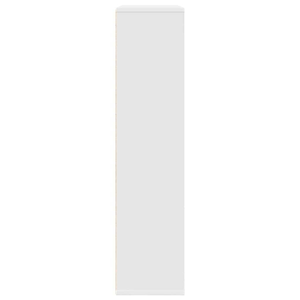 Libreria Bianca 89x24x101,5 cm in Legno Multistrato | homemem39