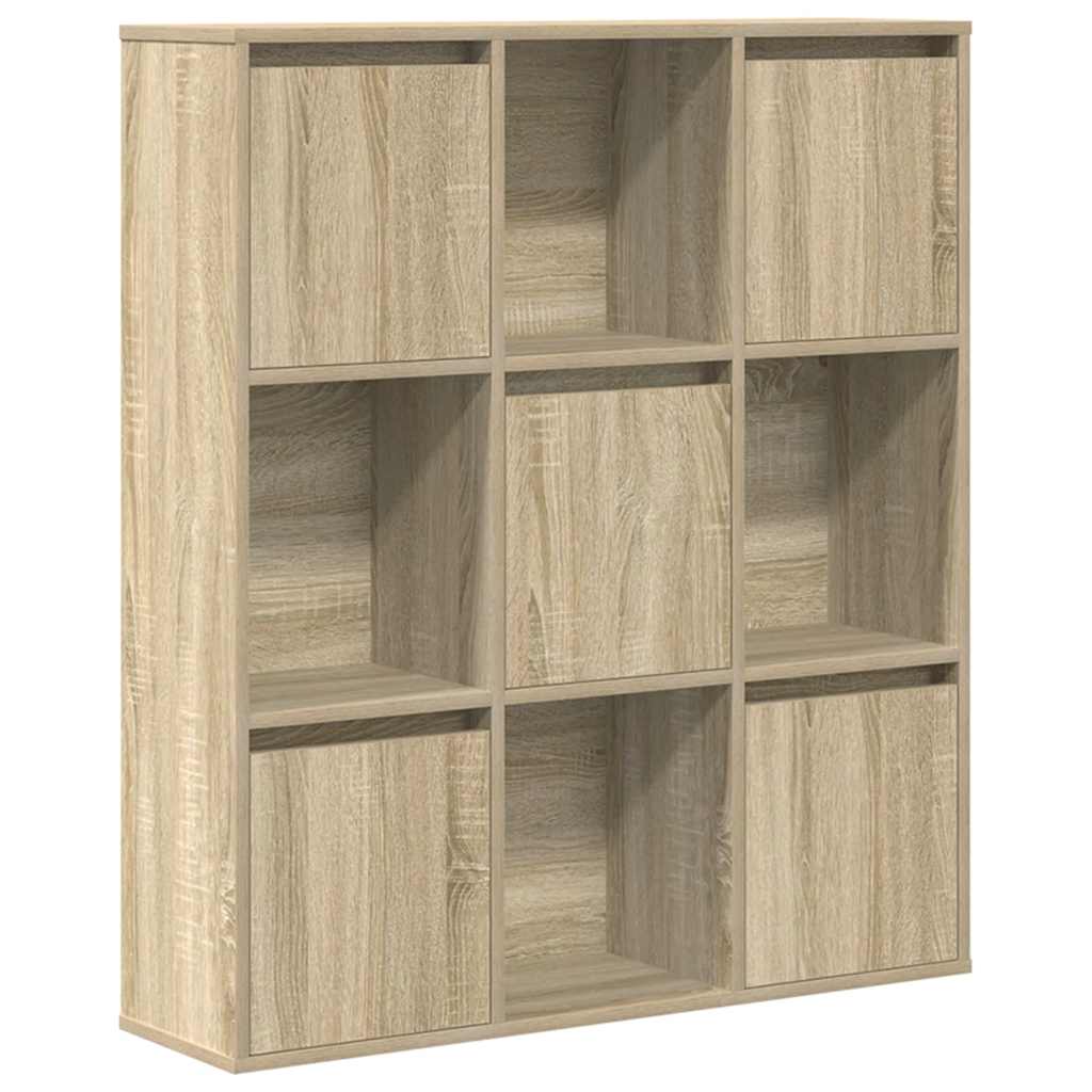 Libreria Rovere Sonoma 89x24x101,5 cm in Legno Multistrato | homemem39
