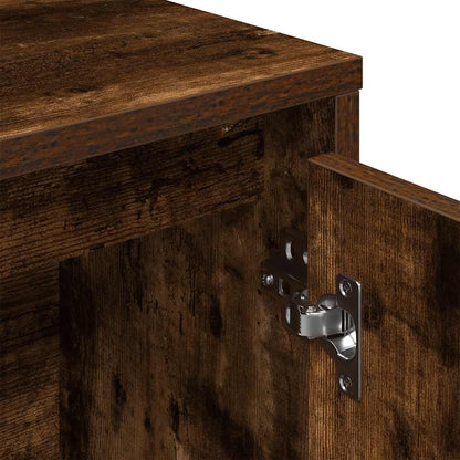 Libreria Rovere Fumo 89x24x101,5 cm in Legno Multistrato | homemem39