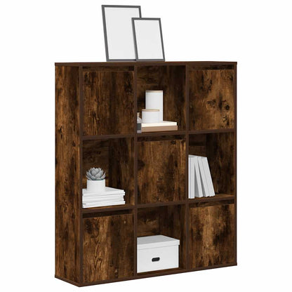 Libreria Rovere Fumo 89x24x101,5 cm in Legno Multistrato | homemem39