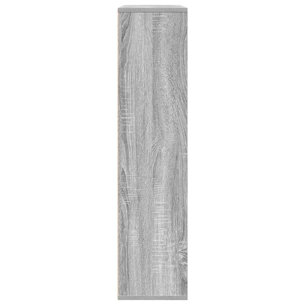 Libreria Grigio Sonoma 89x24x101,5 cm in Legno Multistrato | homemem39