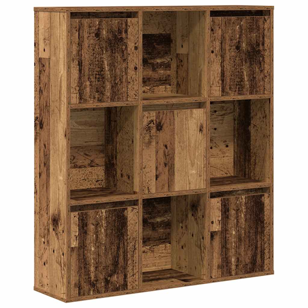 Libreria Legno Vecchio 89x24x101,5 cm in Legno Multistrato | homemem39