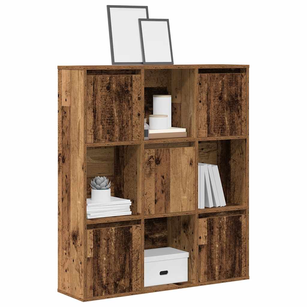 Libreria Legno Vecchio 89x24x101,5 cm in Legno Multistrato | homemem39