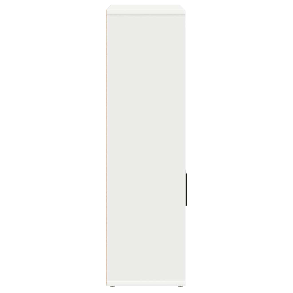 Libreria Bianca 60x24x85 cm in Legno Multistrato | homemem39