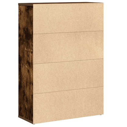 Libreria Rovere Fumo 60x24x85 cm in Truciolato | homemem39