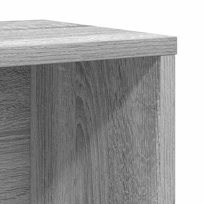 Libreria Grigio Sonoma 60x24x85 cm in Legno Multistrato | homemem39